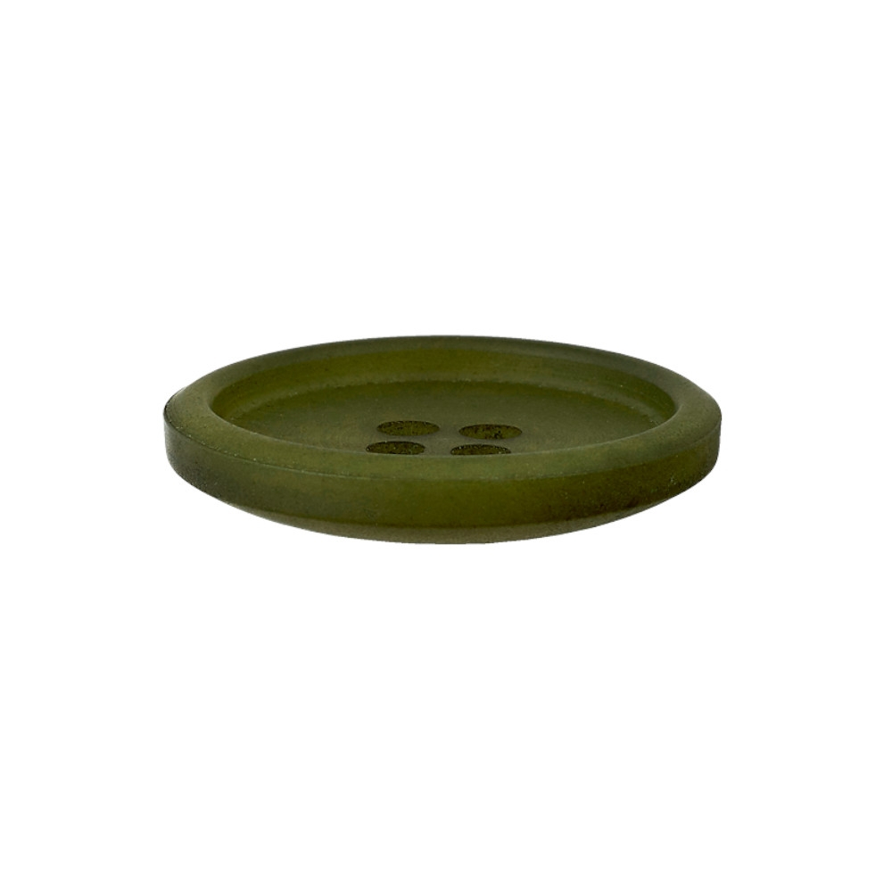 Bouton Trous En Plastique Et Papier Recycl S Mm Vert Olive