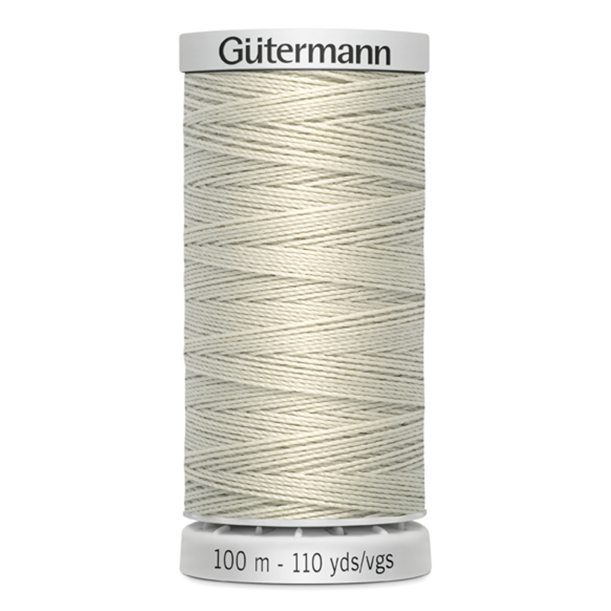 Bobine fil extra fort Gütermann 100m polyester 299 blanc cassé