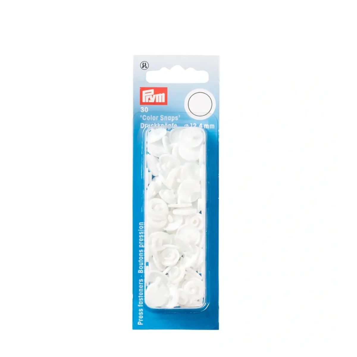 Prym Boutons Pression 12 4 Mm Blanc Tissus Hemmers