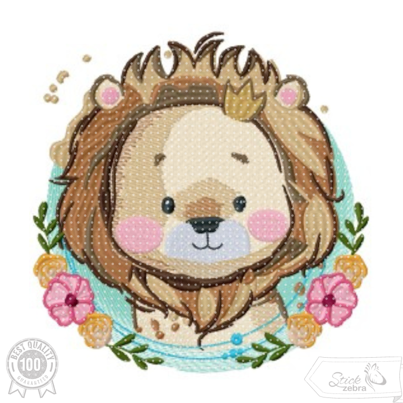 Fichier Mod Le Broderie Lion Leo Stickzebra Tissus Hemmers