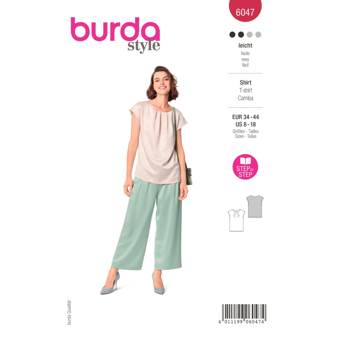 Patron Burda Shirt En Fran Ais Tissus Hemmers