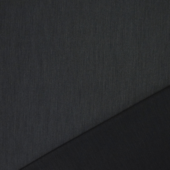 Stretch Twill Dark Grey Melange Fabrics Hemmers