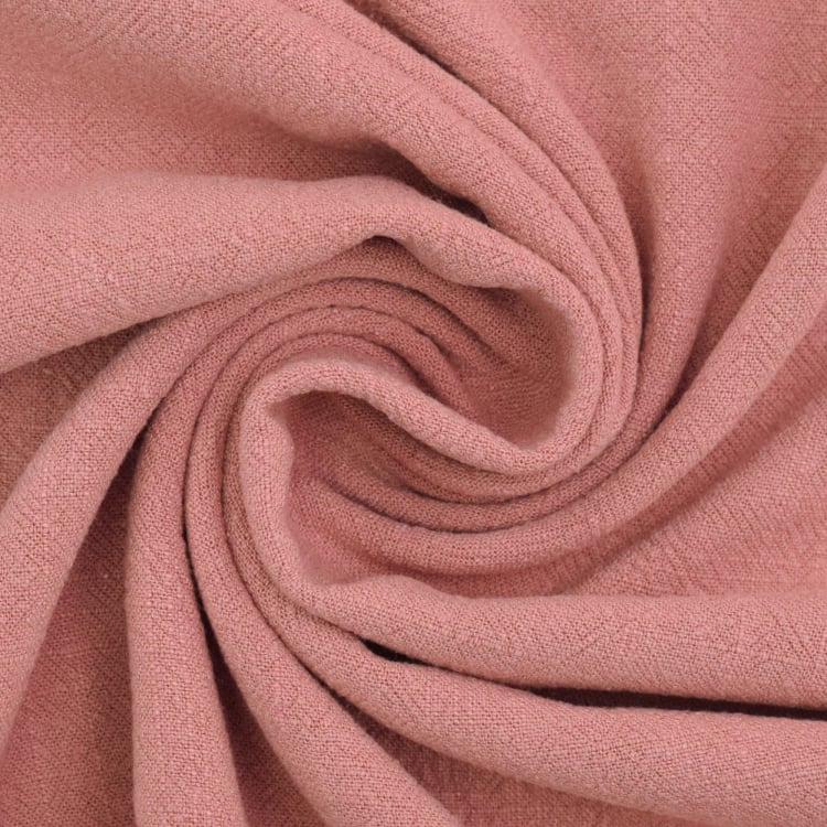 Tissu Lin Viscose Jacquard Vieux Rose Millennial Tissus Hemmers