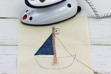 Schiffchen mit Wimpelkette nähen Teil 1