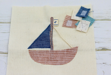 Schiffchen mit Wimpelkette nähen Teil 1