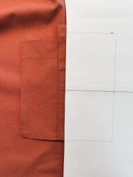 Coudre les poches cargo aux jambes de pantalon