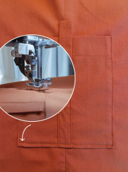 Coudre les poches cargo aux jambes de pantalon