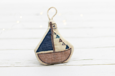 Schiffchen mit Wimpelkette nähen Teil 2