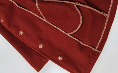 Beleg und Kanten heften