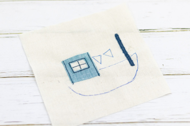 Fischkutter nähen Teil 2