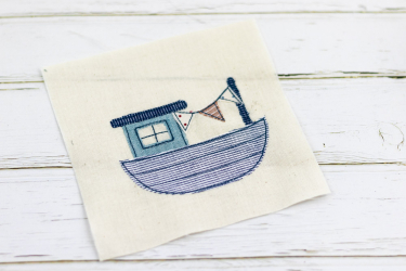 Fischkutter nähen Teil 2