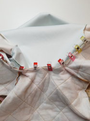 Außen- und Innenjacke zusammennähen