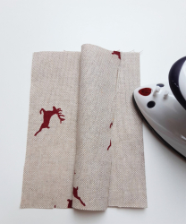 Außen - und Innenstoff zusammennähen