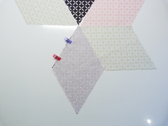 Coudre les pièces de tissu ensemble