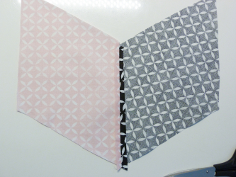 Coudre les pièces de tissu ensemble