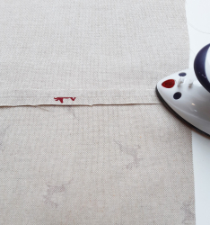 Außen - und Innenstoff zusammennähen