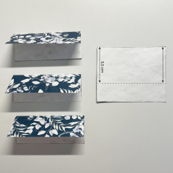 Plier les petits rectangles