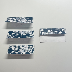 Plier les petits rectangles