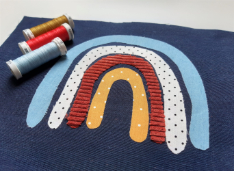 En option : patch sur l'extérieur du sac