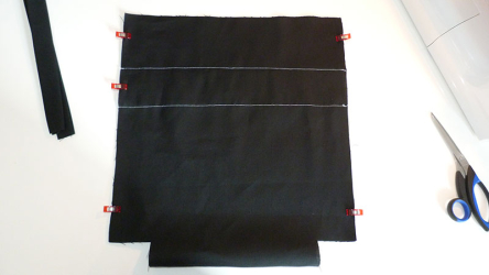 Seitennähte/Boden schließen