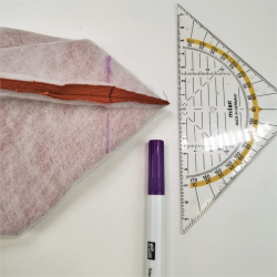 Coudre le fond du sac extérieur