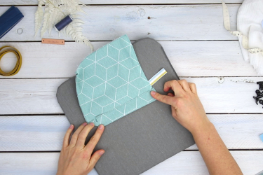 Coudre la poche pour lingettes humides