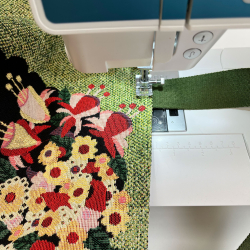 Surpiquer l'ouverture du sac