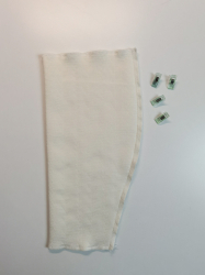 Jambières sans bords-côte (avec élastique)