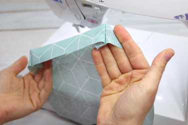 Coudre la poche pour lingettes humides