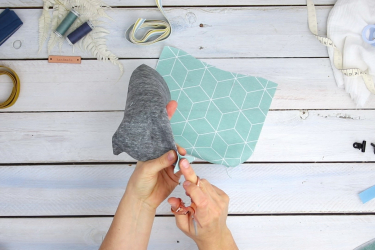 Coudre la poche pour lingettes humides