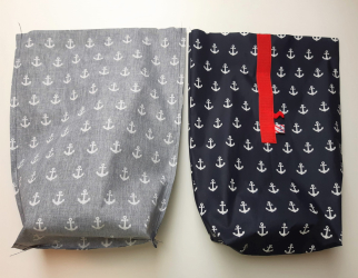 Coudre le sac intérieur et extérieur