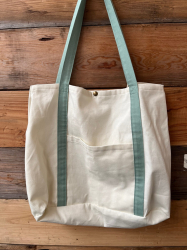 Optionnel : ajouter des boutons-pression pour fermer le sac