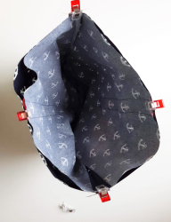Coudre le sac intérieur et extérieur