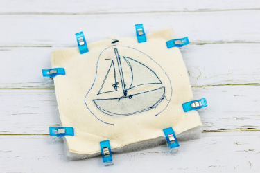 Schiffchen zusammennähen