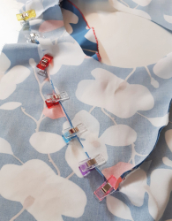 V- Einsatz einnähen