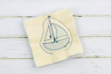 Schiffchen zusammennähen