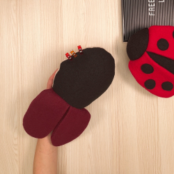 Käfer mit Watte befüllen