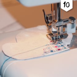 Coudre le devant et le dos ensemble