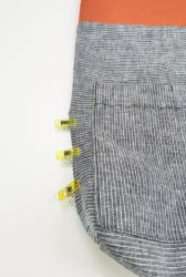 Coudre le sac extérieur et la doublure ensemble