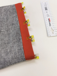 Coudre le sac extérieur et la doublure ensemble