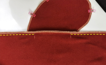 Seitennaht schließen