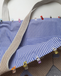 Coudre ensemble le sac intérieur et extérieur