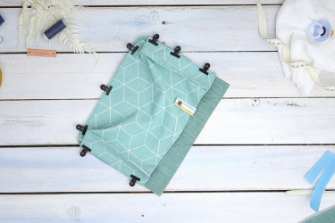 Coudre l'intérieur du sac à langer