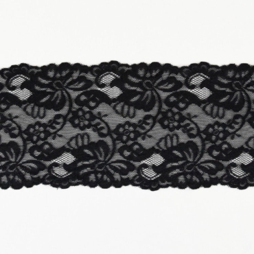2 Meter Elastische Borte Polyester Spitzenband Spitze 8cm Gelb