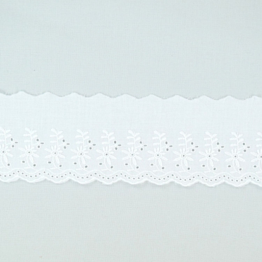 0,8/€//M 4 m Spitze Spitzenband Baumwolle Spitzenborte Kl/öppelspitze 12 Farben 1cm 01