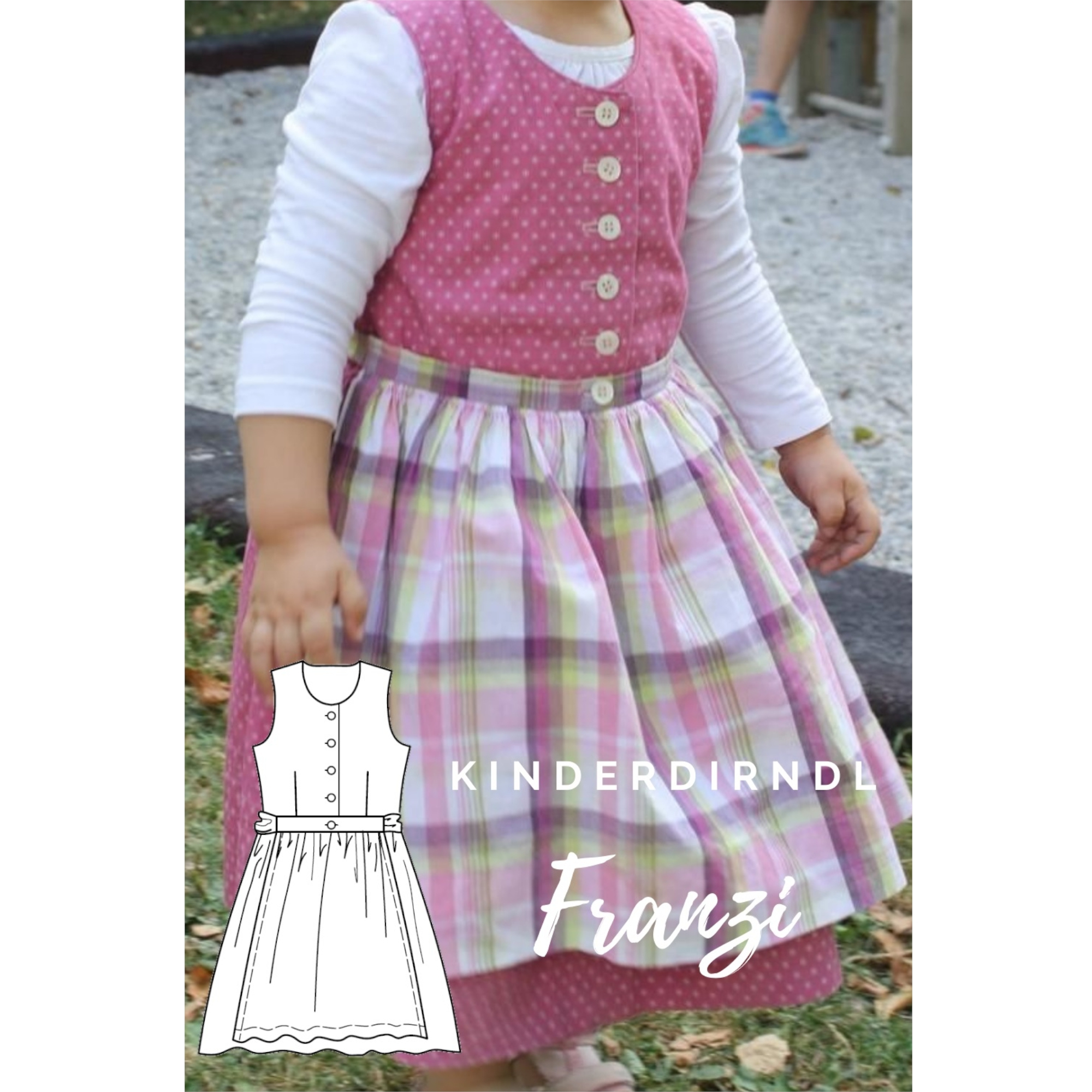 E-Book Dirndl Schnitte Kinderdirndl Franzi Stoffe Hemmers