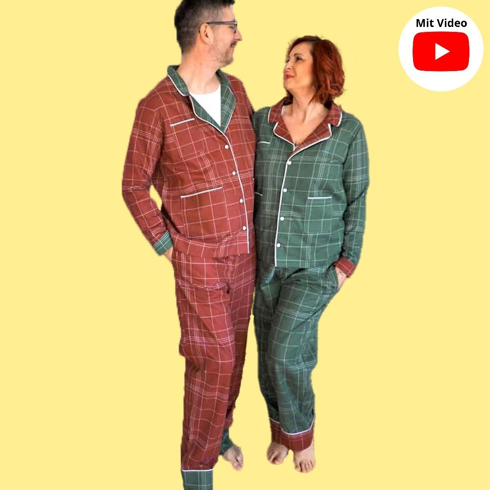 E-Book Nähfrosch Pyjama Tidur Family Bundle | Stoffe Hemmers