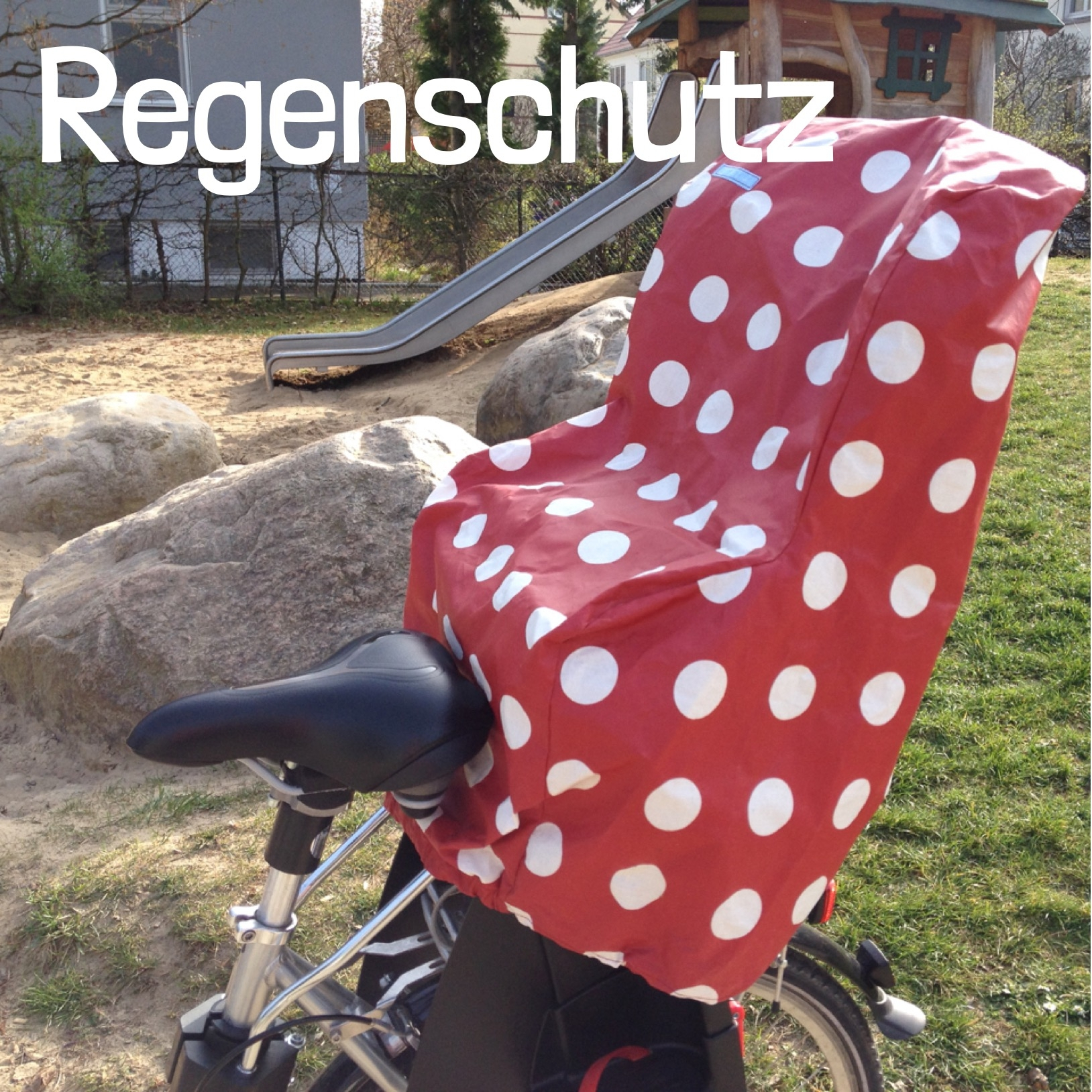 E-Book Windschnittich Regenschutz Fahrradsitz