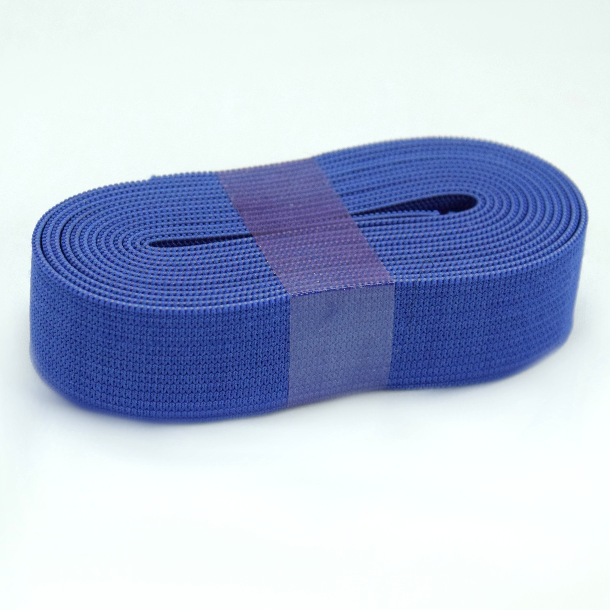 Elastic cord flat, 15 mm á 2 m, cobalt blue
