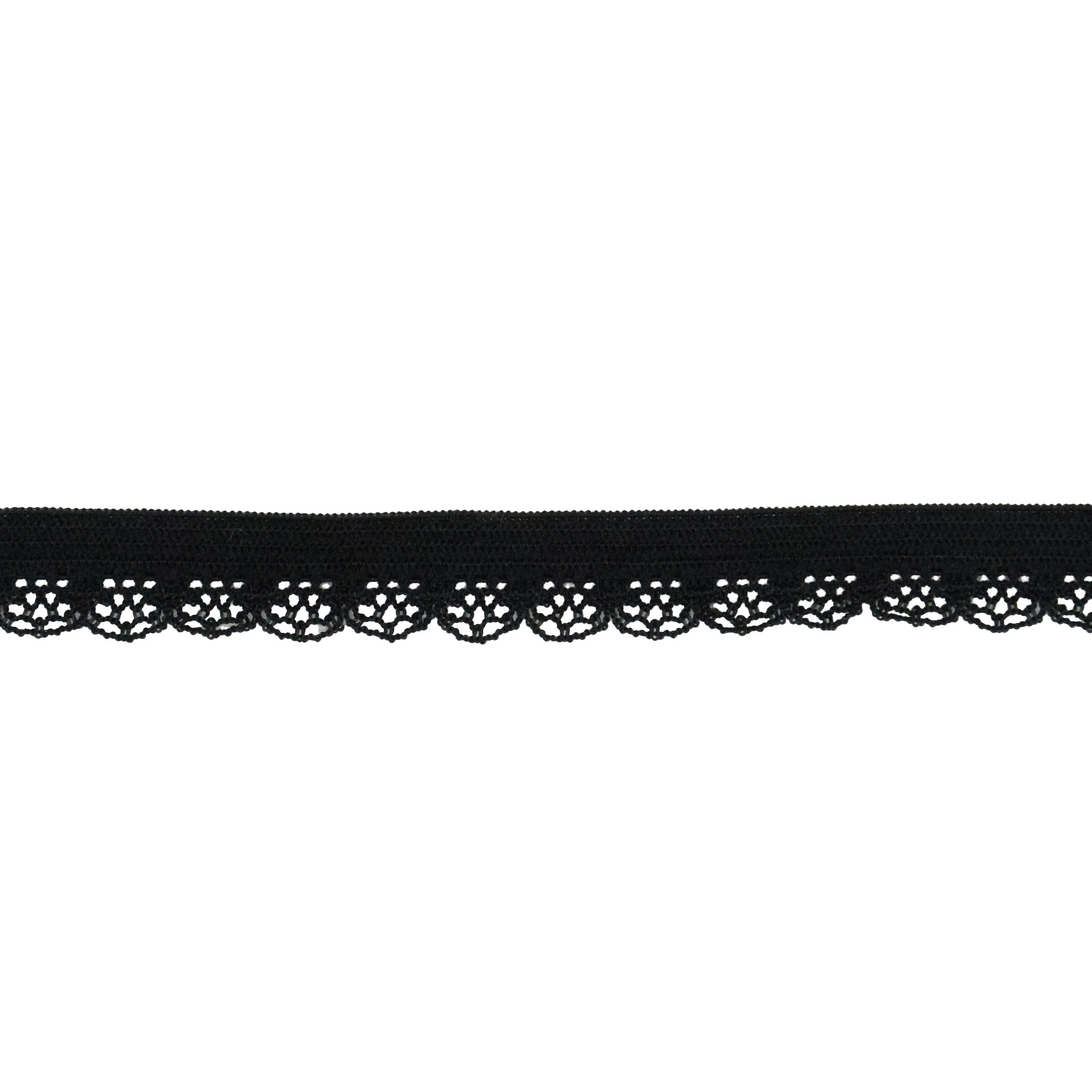 Elastisches Gummi Schrägband schwarz   Märchenhaft schöne Stoffe